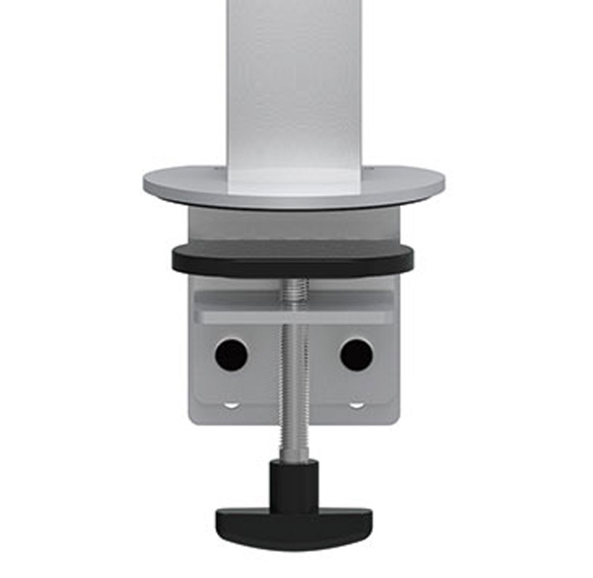 EETB-4513W Tool Bar System Series Triple Monitor Arms - Clamp Mount with Swivel Arm